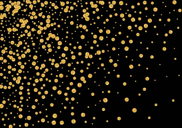 Sarı Kırpık Folyo Parçacıkları. Lüks Konfeti dokusu. Altın Nokta Parıltısı Tasarımı. Uzay Çemberi. Gradyan Gece Çizimi.