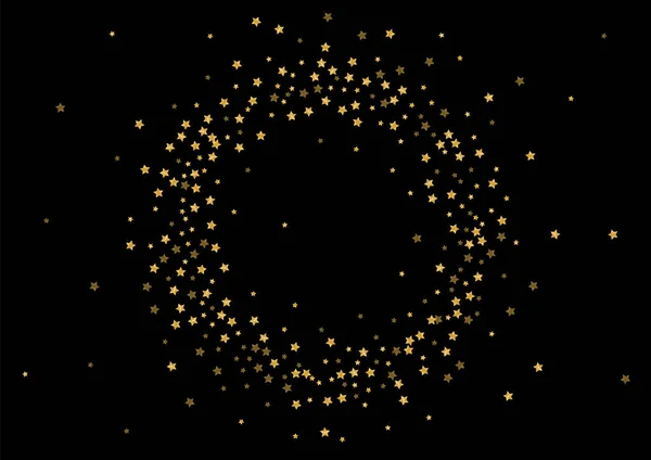 Golden Template Sequin Design Glow Confetti Background Gold Star Shiny — Διανυσματικό Αρχείο