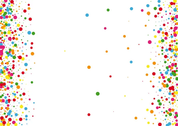 Sarı Konfeti Banner dokusu. Çember Toz Çizimi. Turuncu Sonbahar Noktası. Çok Renkli Patlama Yuvarlak Arkaplan.