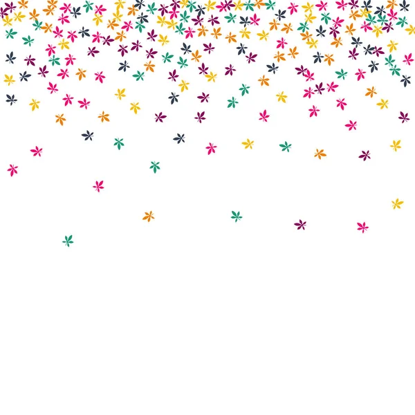 Piros Levél Vektor Fehér Háttér Narancs Confetti Poszter Textúra Juharfalevél — Stock Vector