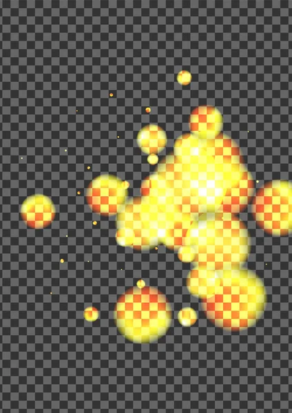 Siyah Nokta Arkaplan Şeffaf Vektörü. Spot Ilık Tasarımı. Güneş dokusu. Altın Bokeh kıvılcım şablonu. Turuncu Zarif.