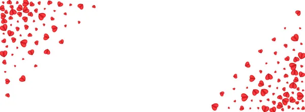 Hassas Konfeti Arkaplan Beyaz Vektörü. Parlak Çerçeve Kalbi. Pembe Parti Arkaplanı. Violet Confetti Şubat İllüstrasyonu. Kırmızı Yağmur Deseni.