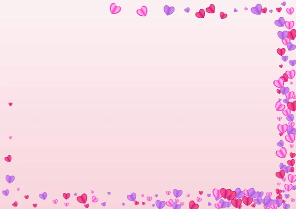 Pinkish Confetti Achtergrond Roze Vector Verjaardag Illustratie Hart Red Element — Stockvector
