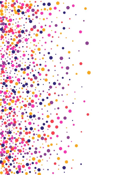 Sarı Hediye Çemberi Arkaplanı. Not Soyut İllüstrasyon. Turuncu Konfeti Manzarası. Yuvarlak Çokrenkli Vektör Çerçevesi. Eğlenceli Doku.