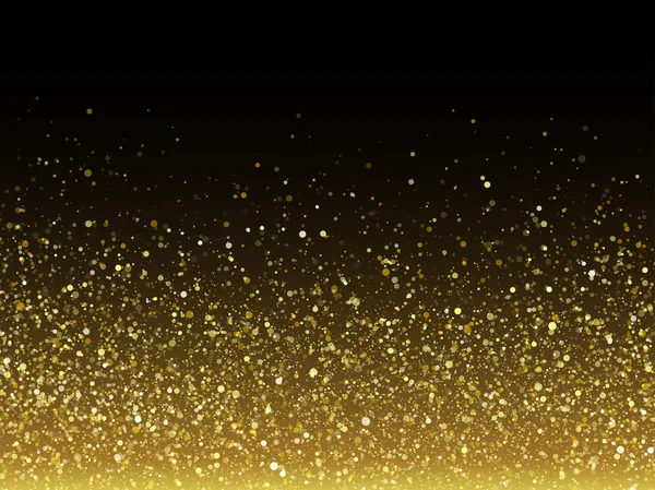 Partículas de brillo de oro vectorial con textura de estrella brillante . — Archivo Imágenes Vectoriales