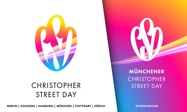 CSD Christopher Street Day symbol emblem for European Gay Pride