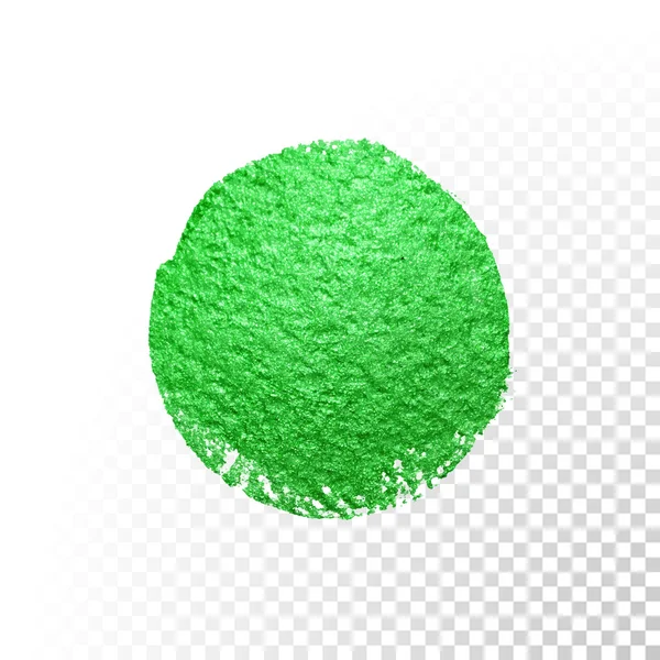 Pinceau aquarelle vert blob. Frottis vectoriel de peinture à l'huile. tache polonaise . — Image vectorielle