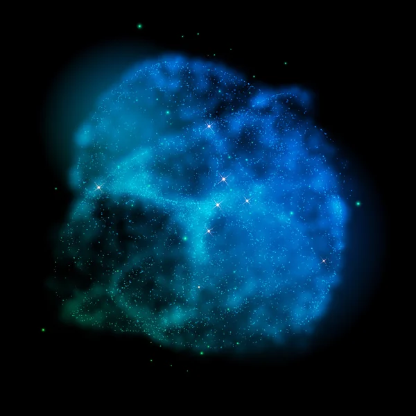 Kosmische Farbstaubwolke — Stockvektor