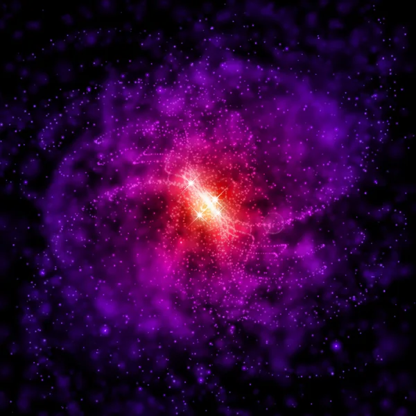 Kosmische Farbstaubwolke — Stockvektor