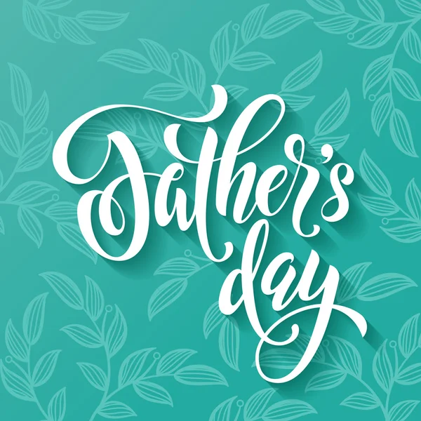 Cartão de saudação Dia do Pai com padrão paisley . — Vetor de Stock