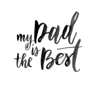 Baba gün hat yazı başlığı.