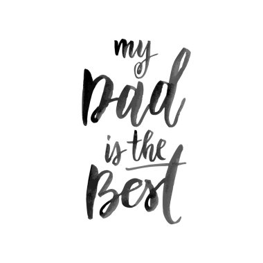 Baba gün hat yazı başlığı.