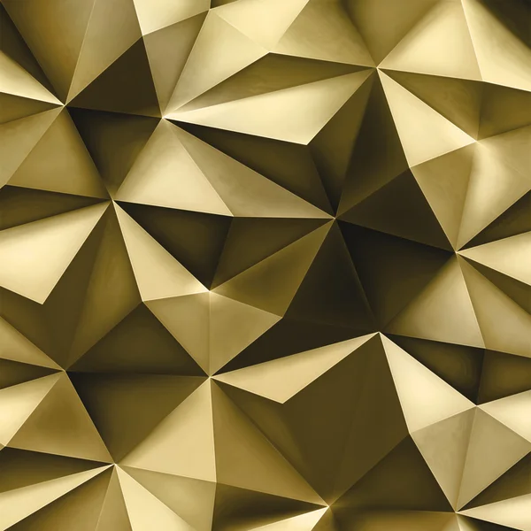 Fondo dorado. Triángulo abstracto textura dorada . — Foto de Stock