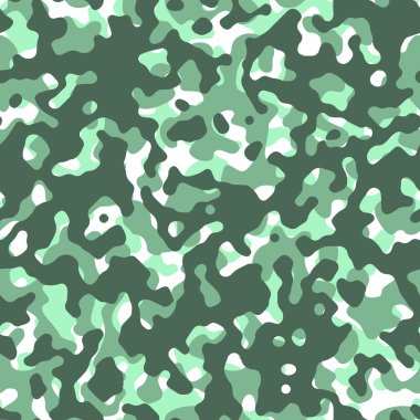 Kamuflaj vektör Dikişsiz haki yeşil desen.