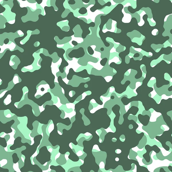 Vector de camuflaje sin costura caqui patrón verde . — Vector de stock