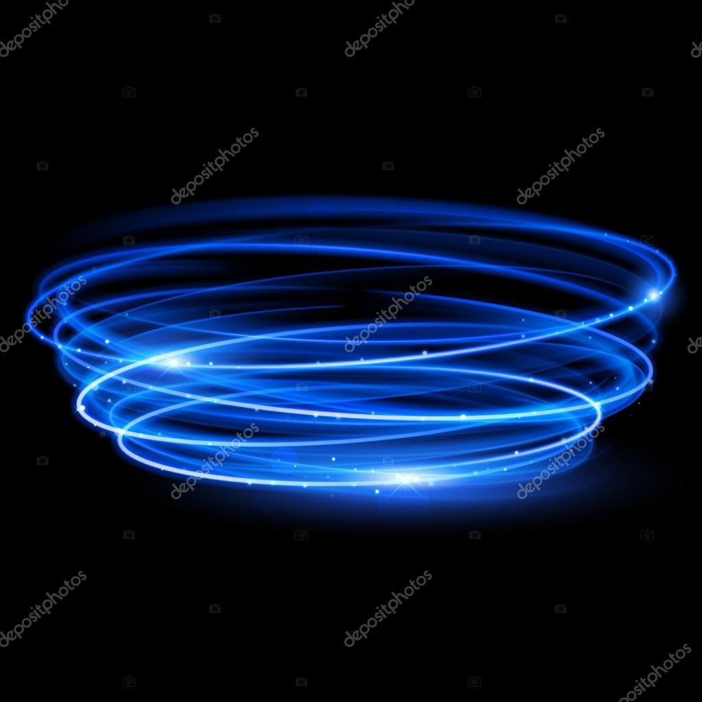 Vector blue circle light with tracing Stock Vector Image by ©ronedale  #119835898