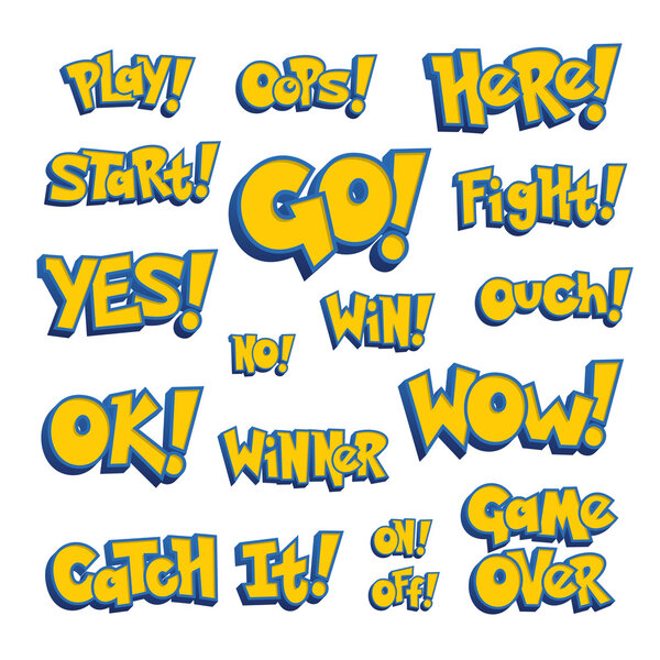 Pokemon Go style game phrases