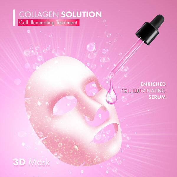 Коллагеновая маска. Увлажняющая сыворотка
