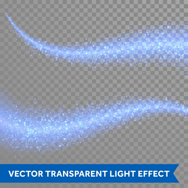 Vector magic glödande gnista virvel trail — Stock vektor