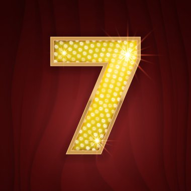 Altın ampul sayısı 7 Yedi