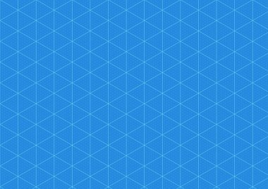 Planlı arkaplan, grafik kağıdı mavi iz ızgarası, vektör