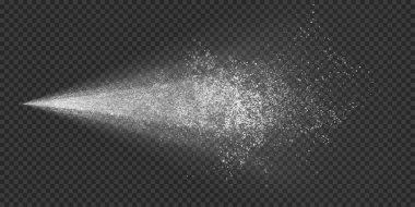 Su püskürtme sisi. Vektör su jeti atomlaştırıcısı
