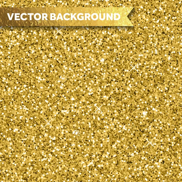 Zlaté třpytky textura — Stockový vektor