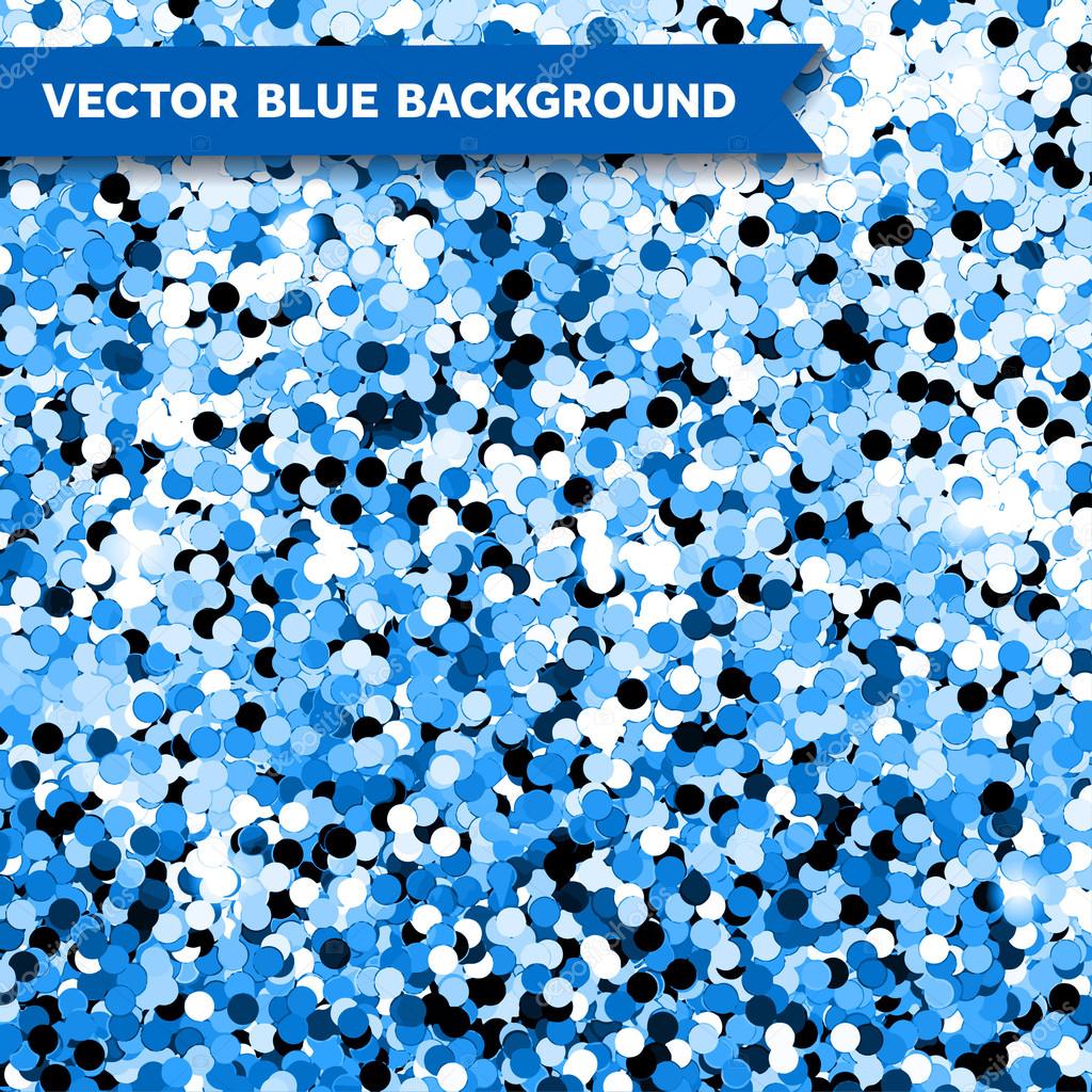 Vector Blue Glittering background