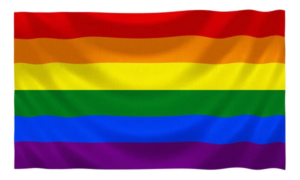 Gay rainbow equality flag — Φωτογραφία Αρχείου