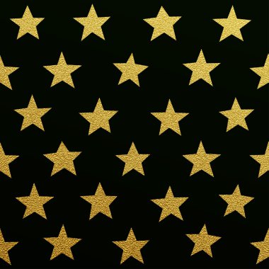 Altın ışıltılı yıldız desen