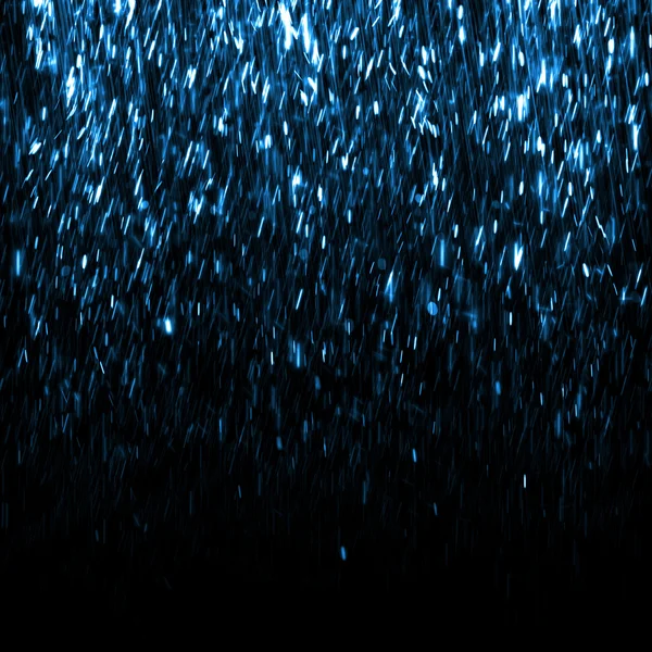 Elektrischer blauer Glitzerhintergrund. — Stockfoto