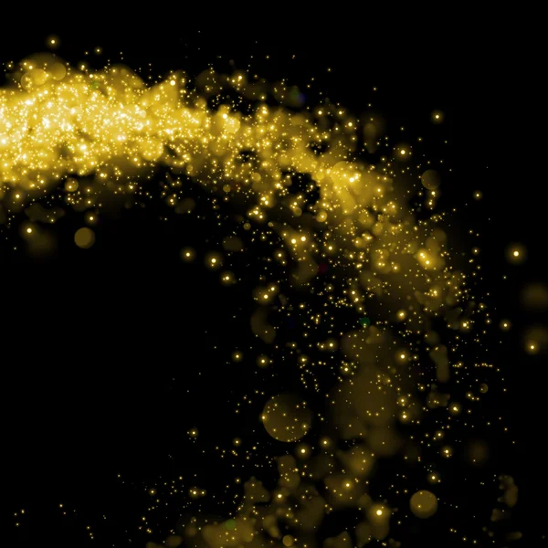 Gold glittering sparkle background — Stock Photo, Image