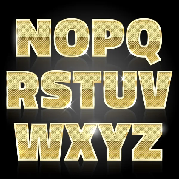 Gold Letters Alphabet Text Effect, Complete Set Of Alphabet Letters 3342448  Vector Art at Vecteezy