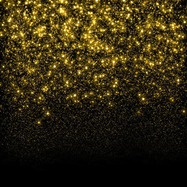 Gold glittering sparks background — Stock Photo, Image