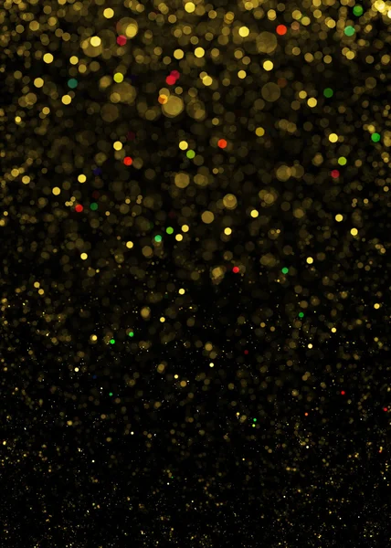Guld glitter glitter bakgrund. Glitter stjärnor i bakgrunden — Stockfoto