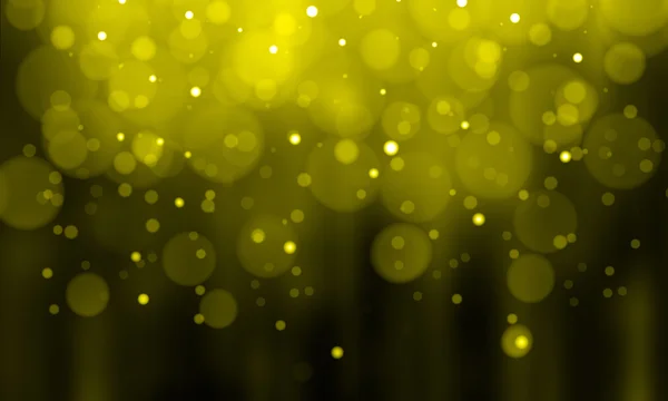 ゴールドに輝いてキラキラ ライト背景をデフォーカス — ストック写真