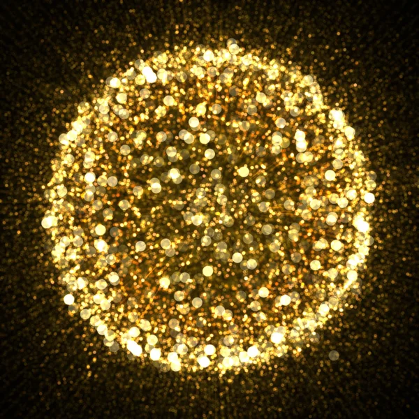 Gold sparkle glitter explosion background