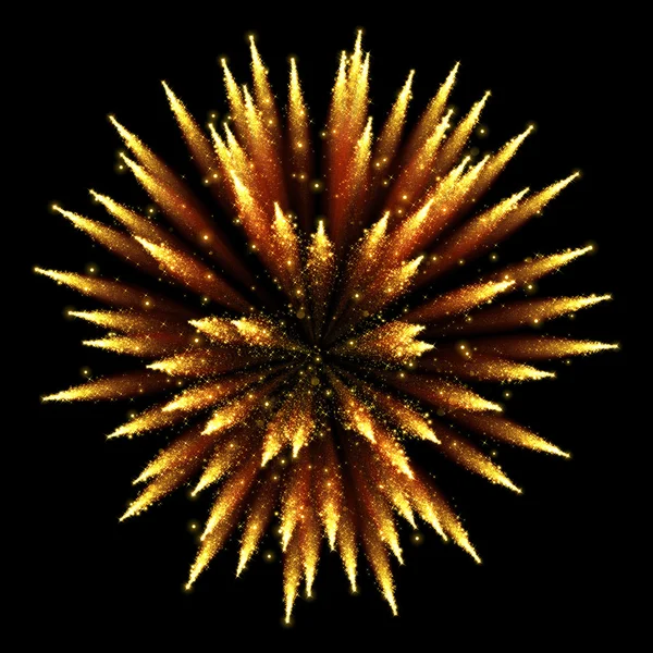 Feux d'artifice scintillants or scintillant — Photo