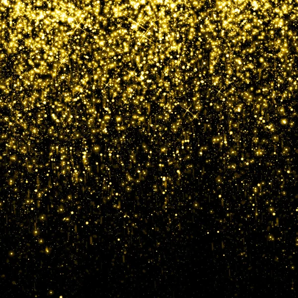 Glinsterende sterren stof val bokeh — Stockfoto