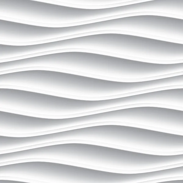 白板波浪无缝纹理 — 图库矢量图片
