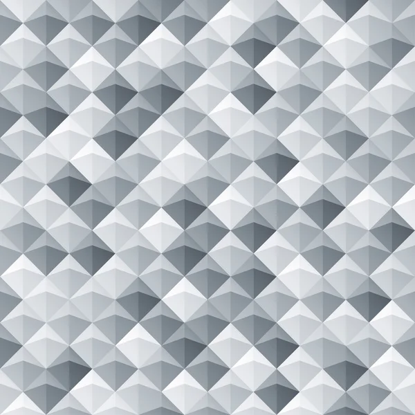 Weiß grau nahtlose geometrische Textur — Stockvektor