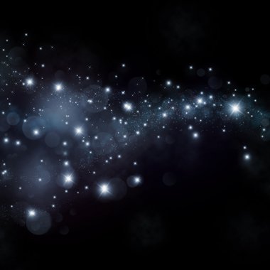 bokeh arka plan üzerinde parlak yıldız