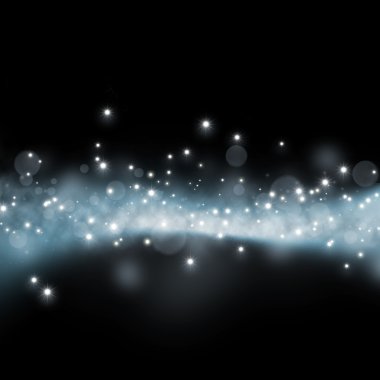 bokeh arka plan üzerinde parlak yıldız