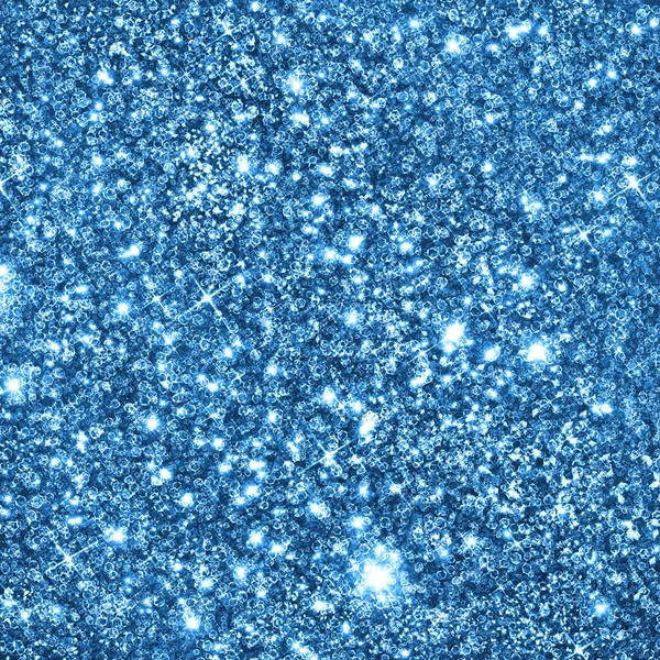 Fond bleu scintillant paillettes . — Photo