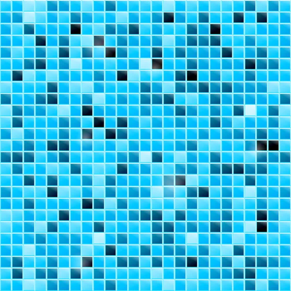 Astratto sfondo mosaico blu — Vettoriale Stock