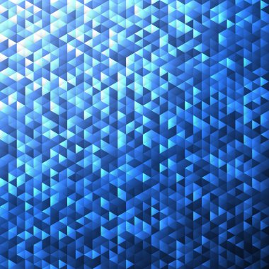 Mavi pırıltılı lamina payetler desen Mozaik.