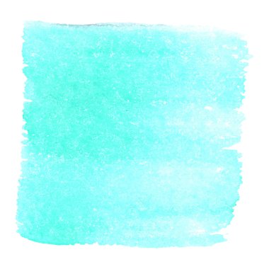 Mavi suluboya soyut kare resim