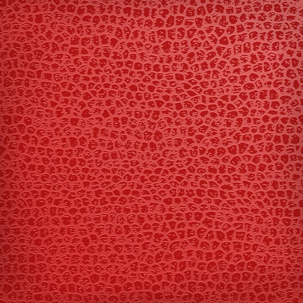 Textura de couro natural vermelho — Vetor de Stock