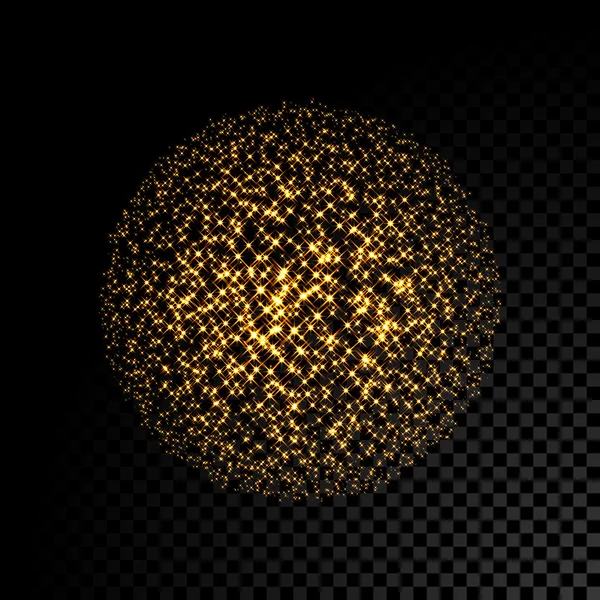 Brillo de oro brillo fondo — Vector de stock