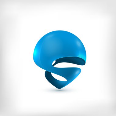 Soyut 3d döndürdüm simgesi Küre